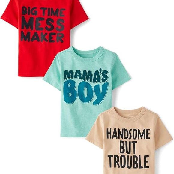Children's Place, 3 Pack, NWT, 4T, Short Sleeve T-shirts - Picture 1 of 7